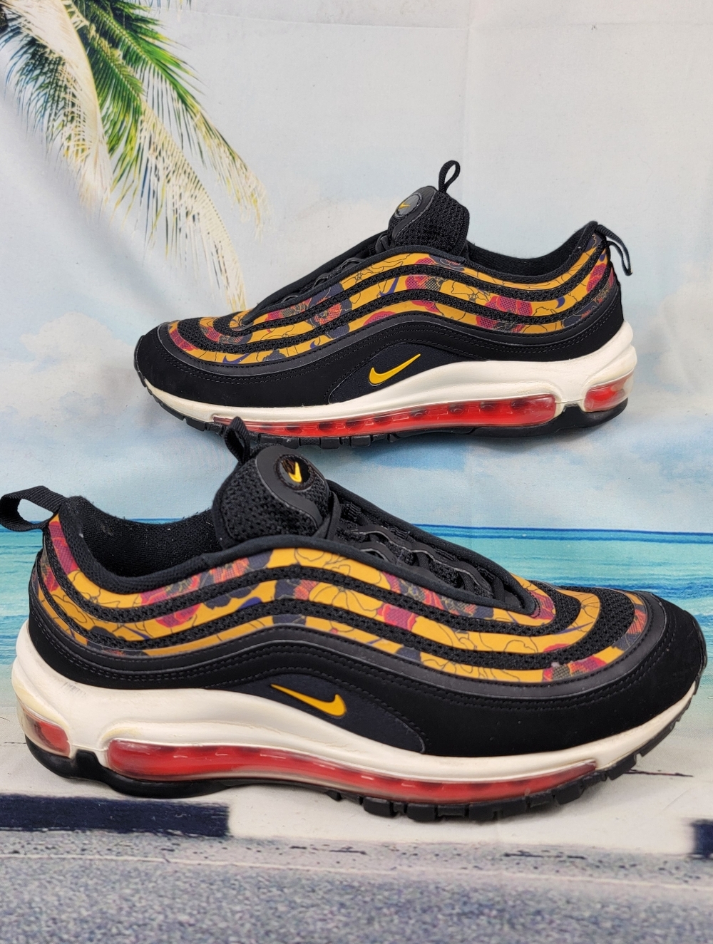 Nike Air Max 97 Se Gold Floral Woman’s 8
